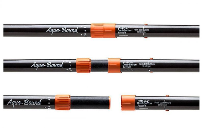 AQUABOUND Tango Glassfiber-carbon 2-delt Bøyd skaft